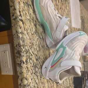 Jordan Kids' Sneakers in White and Green